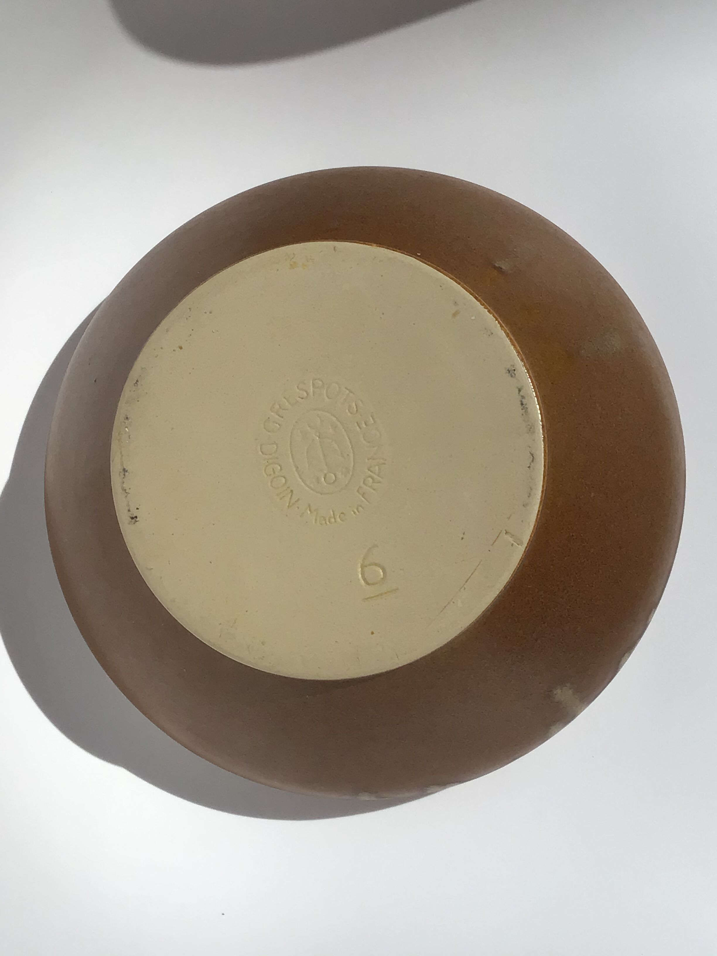 Large Digoin sandstone salad