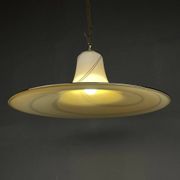 Beige Murano glass pendant, Italy, 1970s