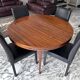 Round table in Rio rosewood