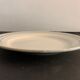 8 flat plates in opaque porcelain from Gien Terre de Fer, model Lauriers, XXth