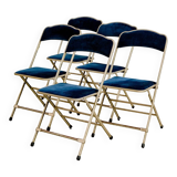 Lafuma vintage blue folding chair