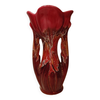 Ceramic flower vase from Vallauris, 1960s.