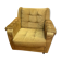 Fauteuil vintage velours design 60/70