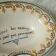 BEARD DISH BARBER IN FAIENCE NEVERS OR LA ROCHELLE 20 EME