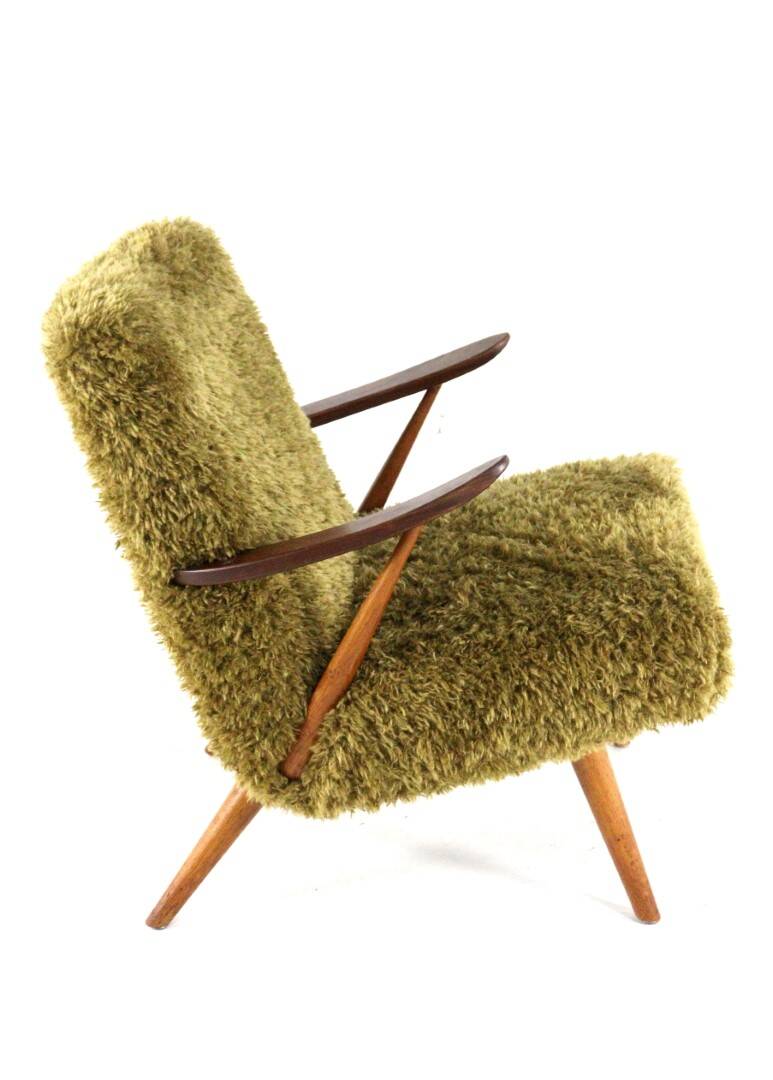 Fauteuil Coja vintage restauré du milieu du siècle 'Zwijndrecht'