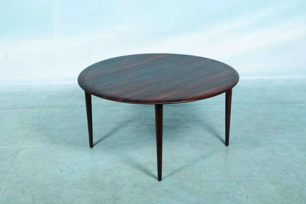 Coffee table France & Son in rosewood, Midcentury coffee table.