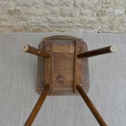 Adolf Schneck solid wood chair from 1947