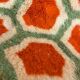 Vintage Moroccan Berber rug Beni M'rirt retro decoration