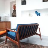 2-seater bench by Arne Walh Iversen 60s