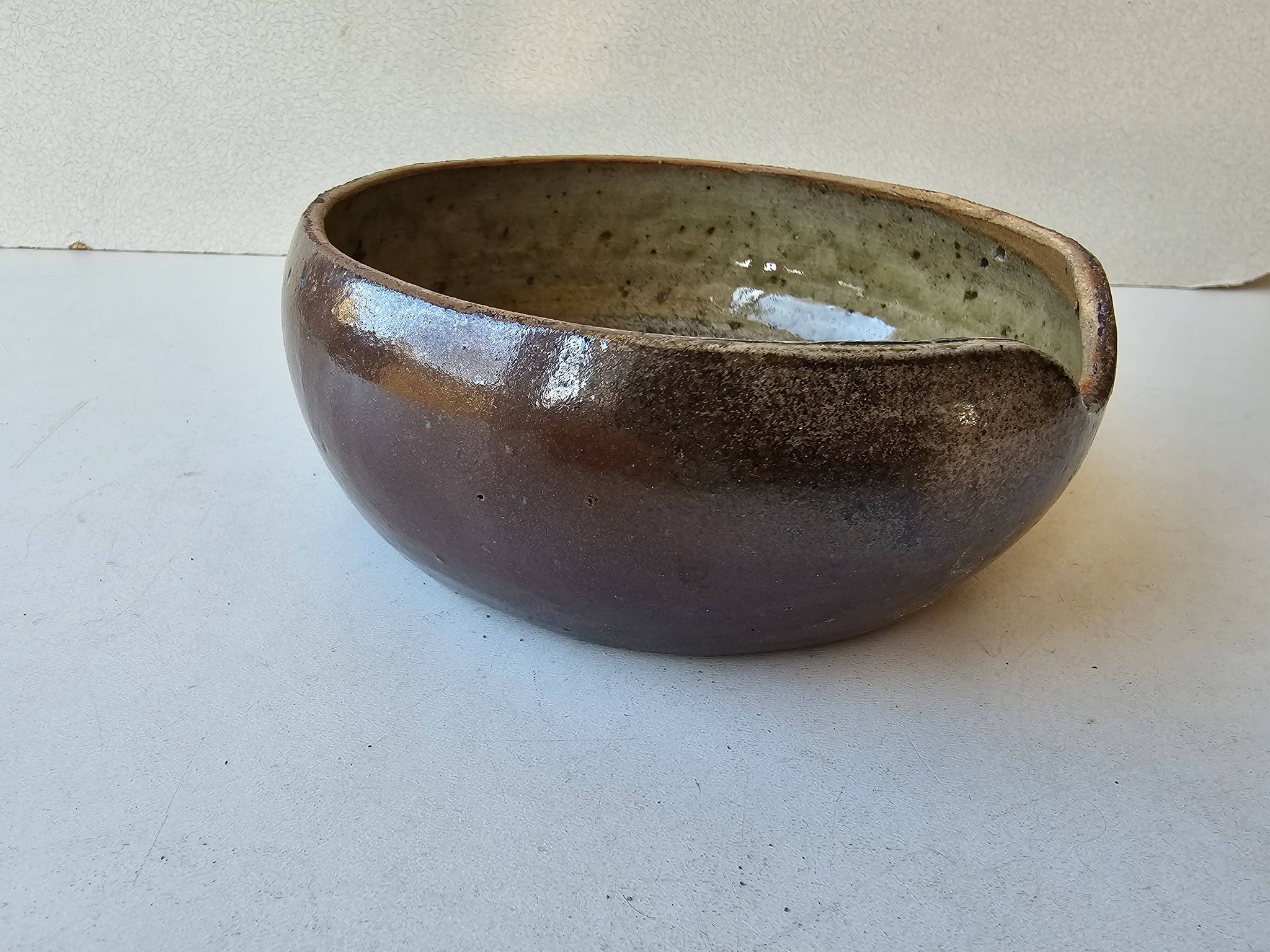 Ashtray dish in ceramic Signed Alain Magne La Borne 70's