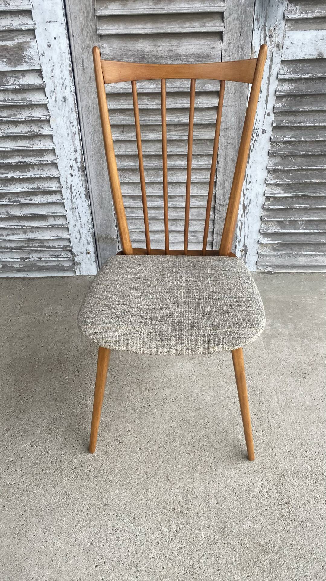 Série de 6 chaises scandinave 1960