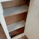Small piece of antique white patinated wooden furniture.