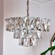 Kinkeldey chandelier 3 levels crystals Germany 1970