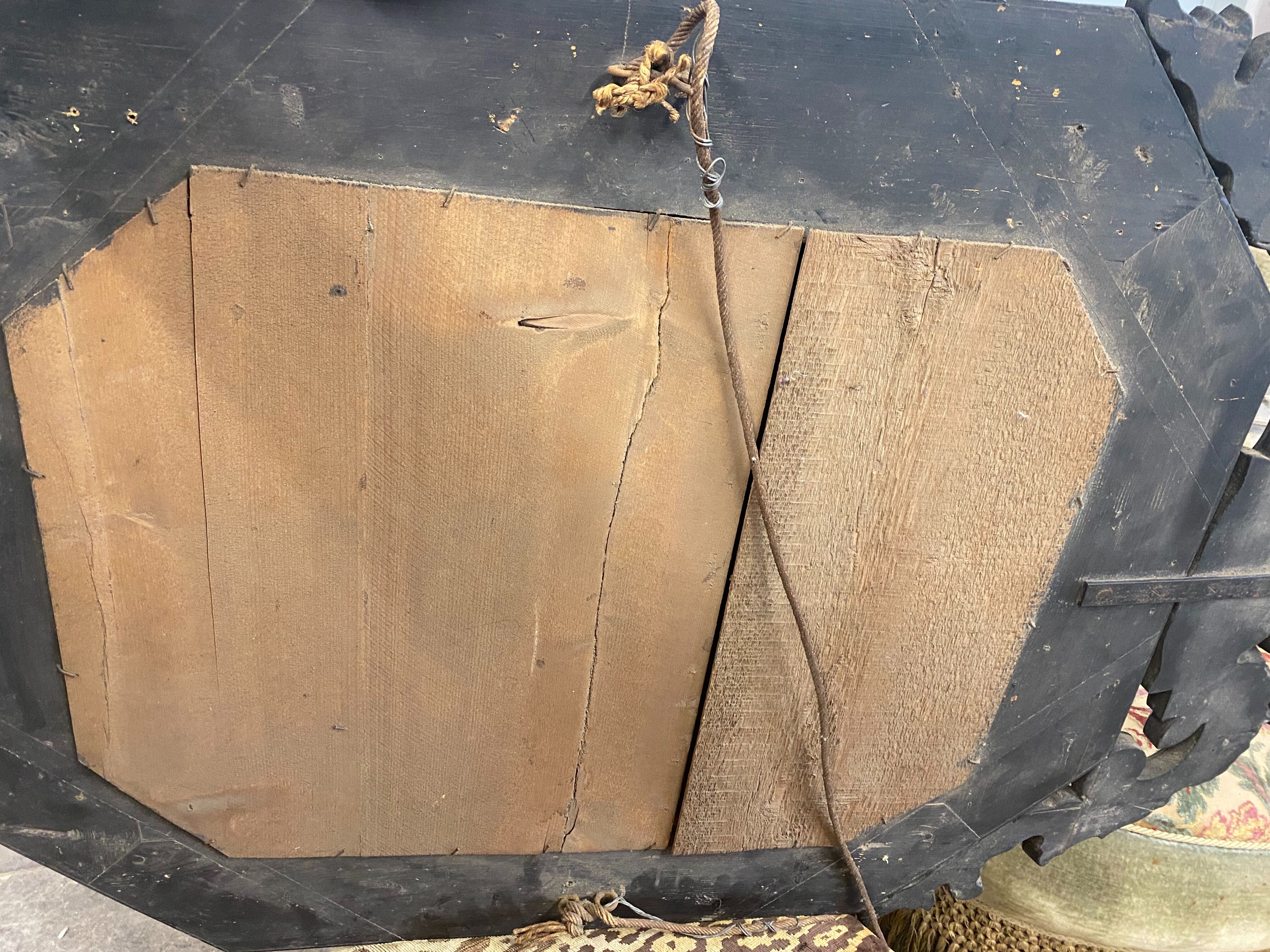 19th century Venitien mirror in bevelled and engraved glass