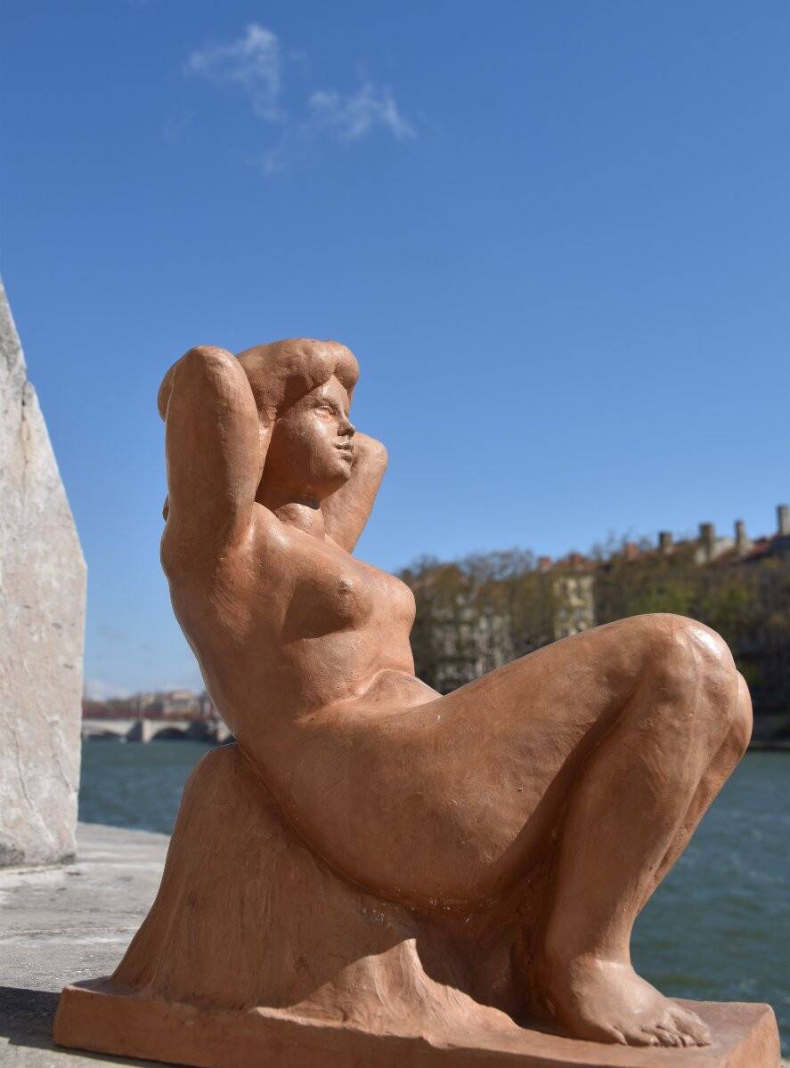 L. Ollivier, Woman Sitting (1947)