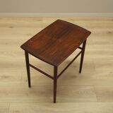 Table basse en palissandre, design danois, années 1970, production : Danemark