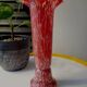 Vase Art déco en verre de Bohême