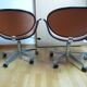 Paire de fauteuils pivotants tulipe pierre paulin pour artifort