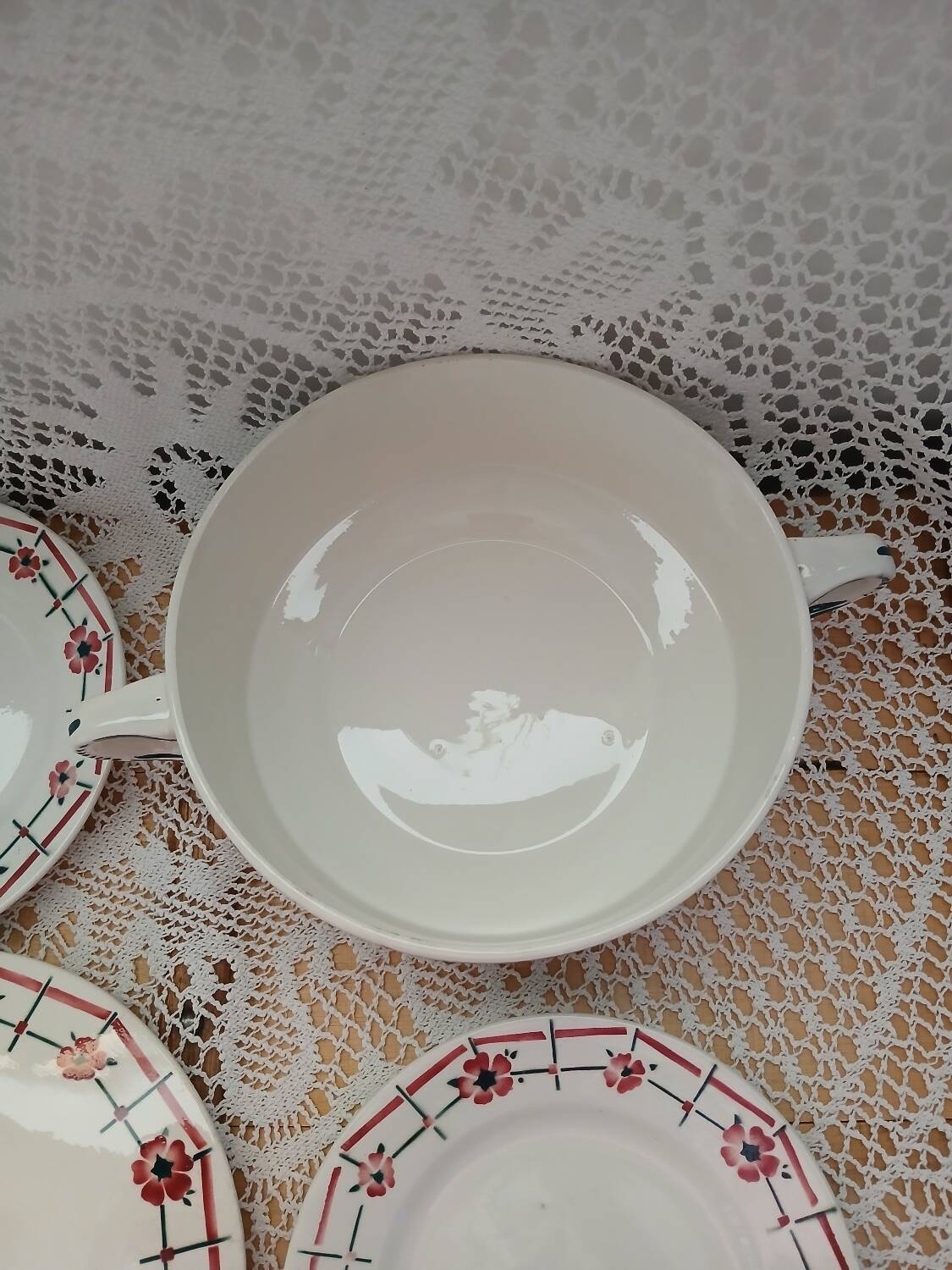 Antique Ceranord Saint Amand soup tureen