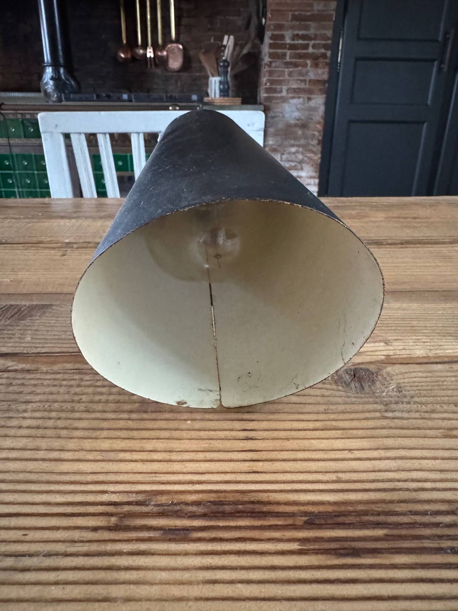 Conical wall light from Lita