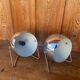 Paire de lampes esprit « Eye-ball » en métal