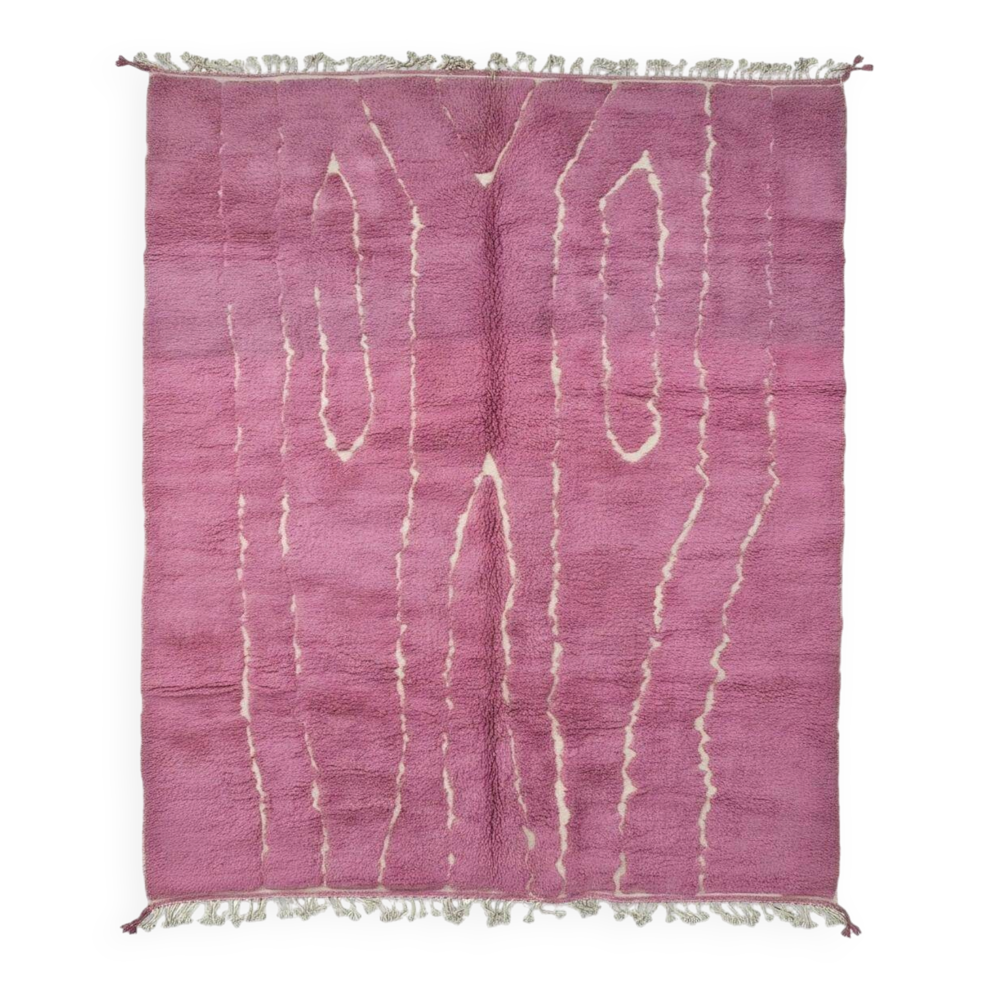 Contemporary Pink Rug - 390 x 290 cm
