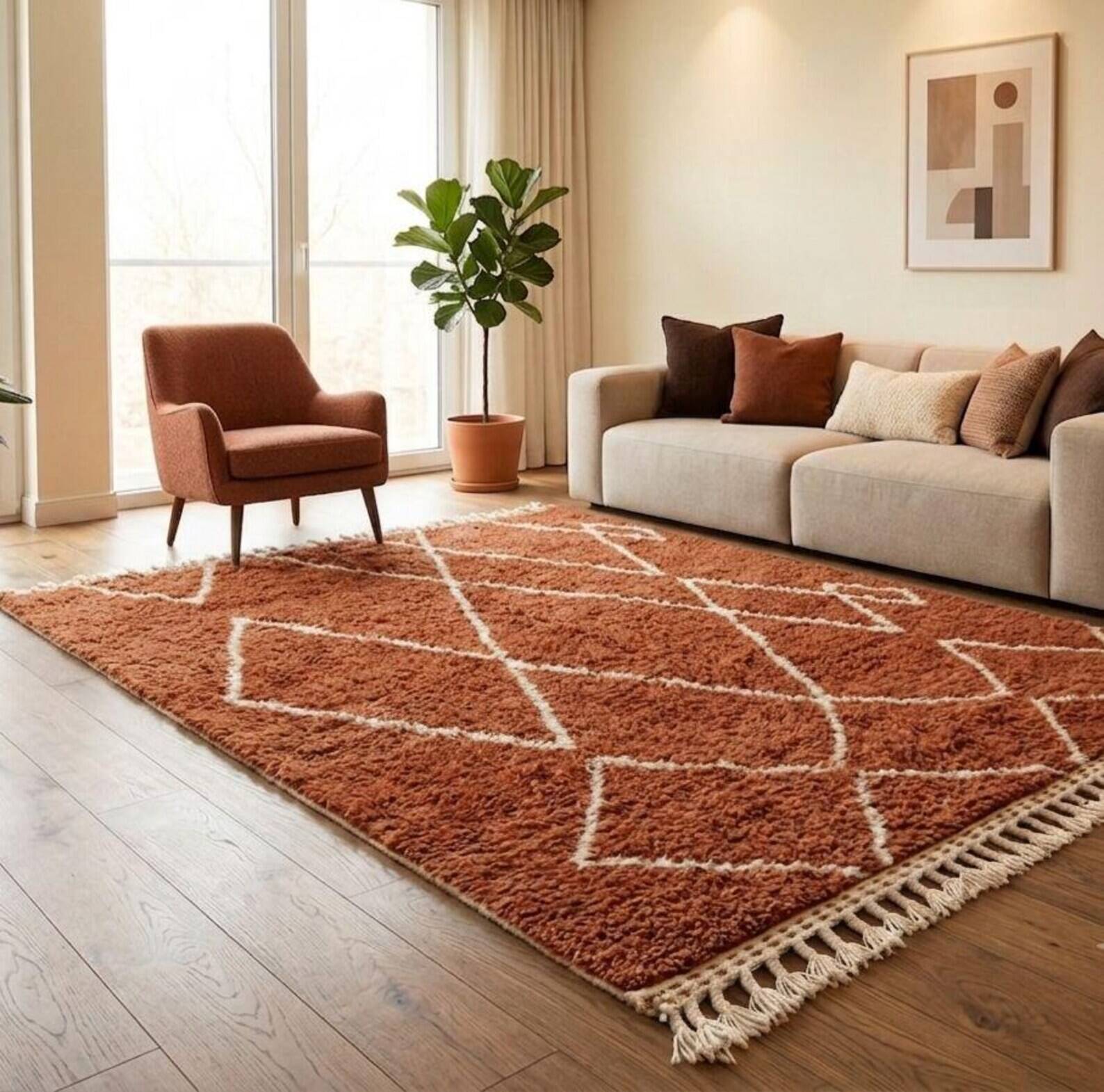 Artisanal Moroccan Berber rug 270/200cm