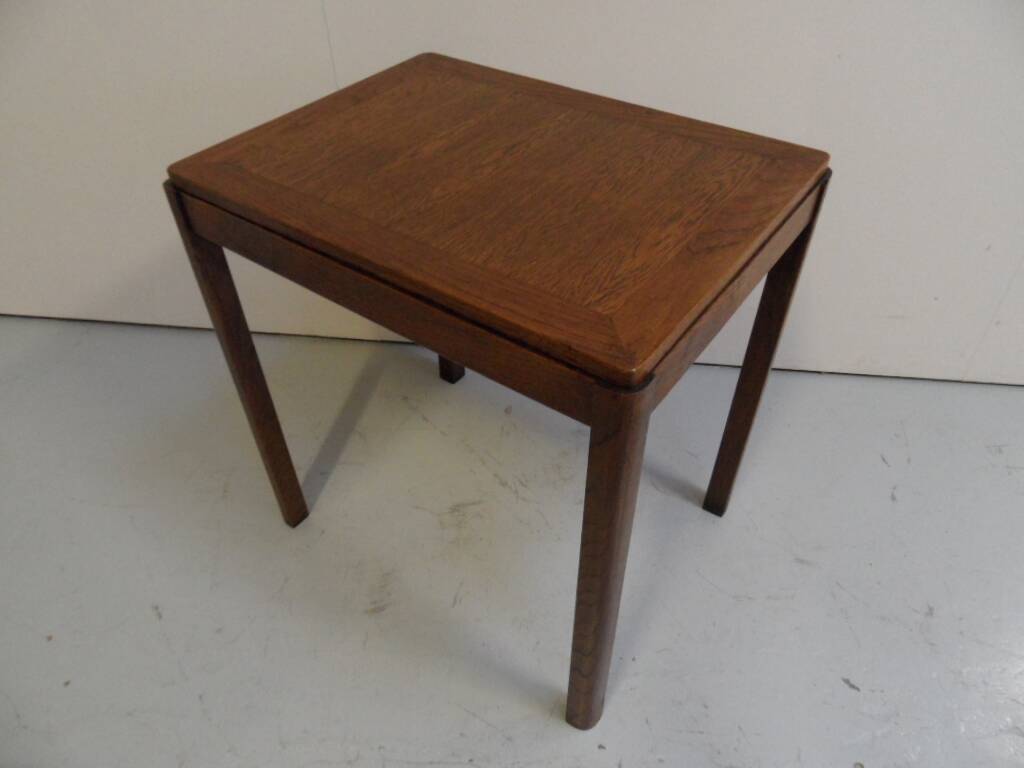 Art Deco oak sidetable