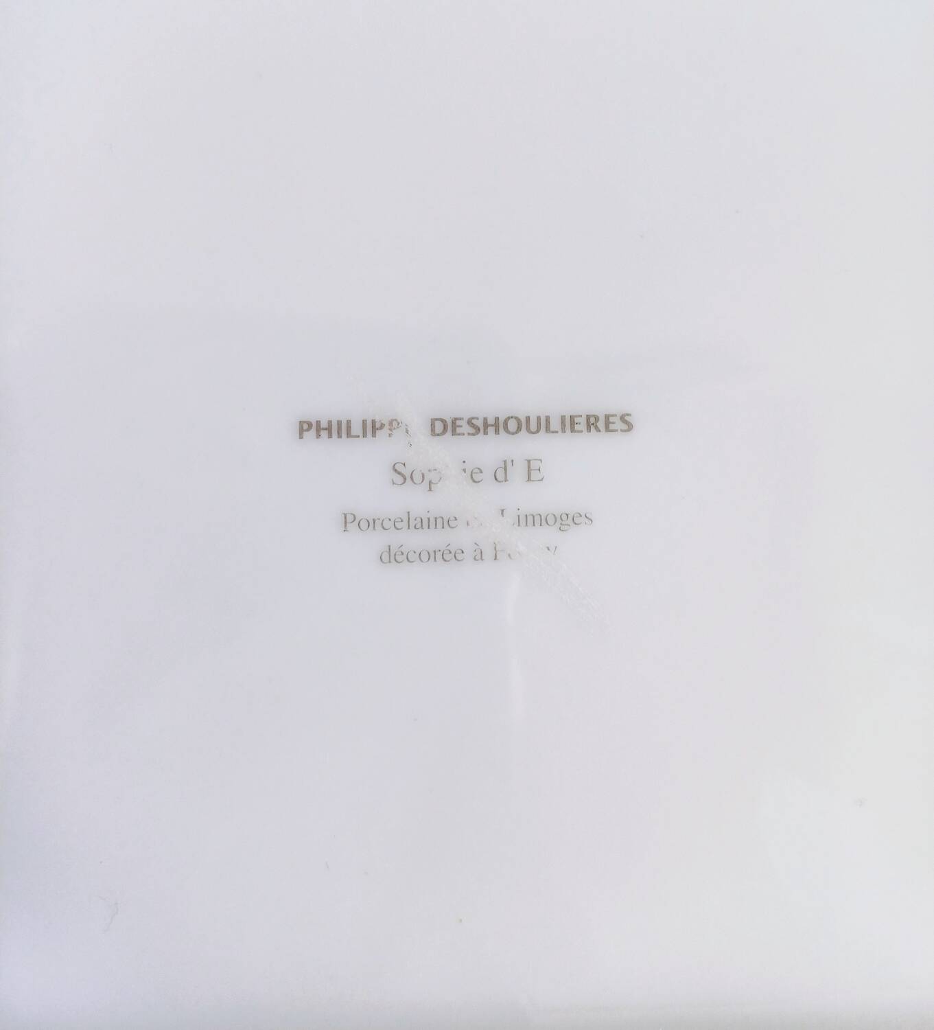 Philippe Deshoulières Limoges Ashtray / Trinket Dish – “Sophie d’E”