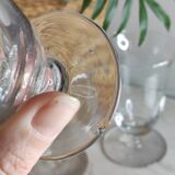 Verres a eau vintage
