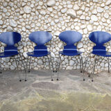 Suite of 4 ant chairs 3101 series 7 Arne Jacobsen for Fritz Hansen Ant chair