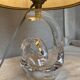 Lampe cristal schneider vintage 1960