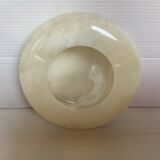 Round ashtray white marble