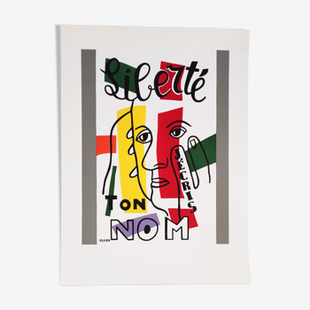 Fernand Leger lithographic poster by galerie Maeght