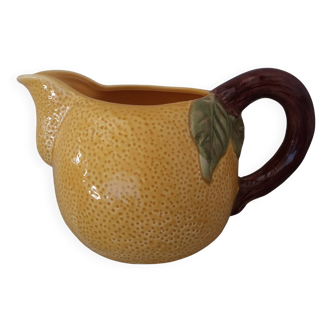 Pichet citron en barbotine