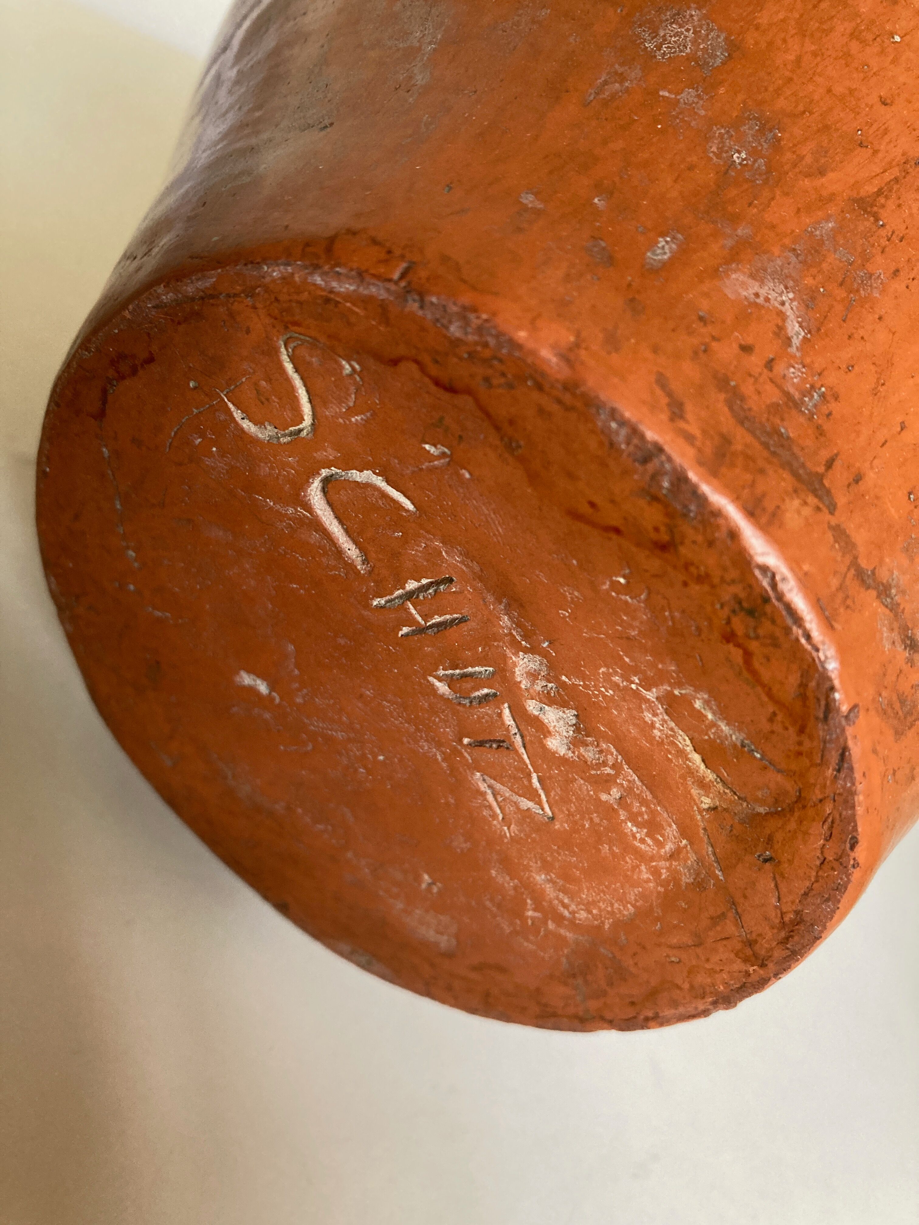 Vase pitcher XL in potter's terracotta 1960