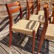 6 chaises scandinave cordage Danois neuf