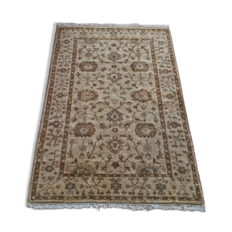Vintage handmade Persian carpet, wool, ancient Iranian carpet, 163×104cm.
