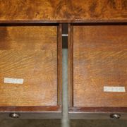 Antique extendable coffee table circa 1880 in solid walnut.