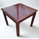 Side table in mahogany burl – Neoclassical style, 1970s