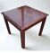 Side table in mahogany burl – Neoclassical style, 1970s