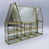 Showcase, brass house