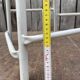 Vintage industrial stackable stool in wood and metal