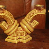 Pair of candle holders