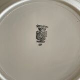 Hollow dish and pie dish pattern golden knots Sarreguemines