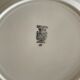 Plat creux et plat à tarte motif noeuds dorés Sarreguemines