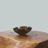 Green and Yellow Wallan Ashtray