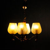 Polam chandelier with chalyxes
