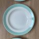 Set de 3 assiettes creuses en faïence St Amand