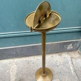 Brass pedestal ashtray, 1950